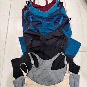 Nursing Cami Collection (set of 8)- Black, Gray, Blues, Burgundy, Beige